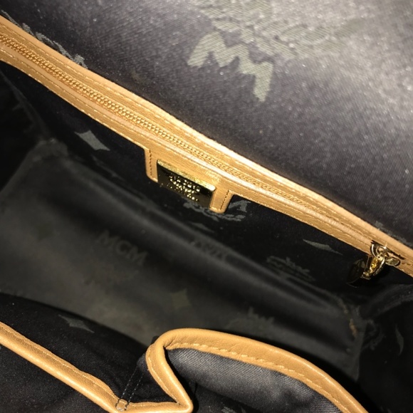 Authentic MCM Backpack Vicetos Studded M
